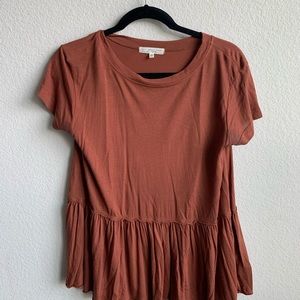 Urban Outfitters Dark Orange/ Brown Top